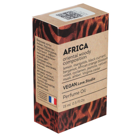 Парфюмерное масло Vegan.Love.Studio, Africa, 15 мл