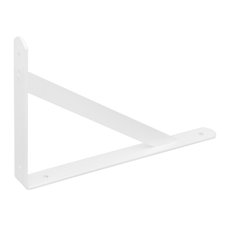 Кронштейн усиленный, 300 х 200 х 30 х 4 мм, белый Сибртех