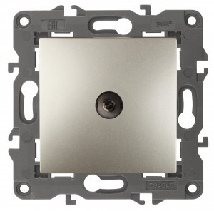 ЭРА 14 Elegance мех. роз. СУ TV (перекл. проходная), шампань 14-3102-04 автоклеммы 4049