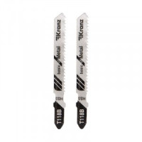 Пилка для лобзика по мет. T118B 76мм 12 зуб.на дюйм 3-6мм (2шт./уп.) Kranz (цена за уп) KR-92-0313