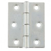 Петля карточная, 50 х 40 мм, цинк, 4 шт, (Металлист)