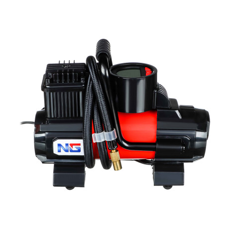 ЕРМАК Компрессор автом, манометр, штекер прикур, LED фонарь, 12