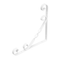 Кронштейн декоративный, 200 х 200 мм, белый Сибртех