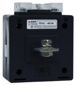 EKF Трансформатор тока ТТЭ-А-50/5А класс точности 0,5 tte-a-50-0.5S