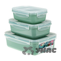 Контейнеры ФРЕШ набор 0,4+0,8+1,4 фисташк.М1426