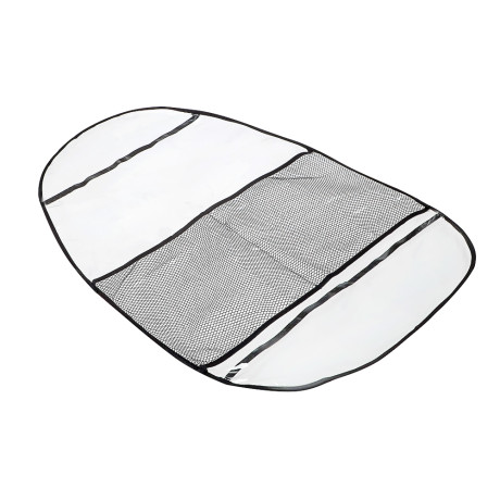 ЕРМАК Защита спинки сидения с карманами, черный