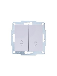 Lezard VESNA мех. выкл. СУ 2 кл. 10А (проходн.) бел. (корп. ABS)  742-0288-106