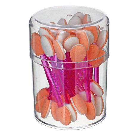 Набор аппликаторов 4-х сторонних 10 шт тм  ЮНИLOOK, латекс, пластик, 6см