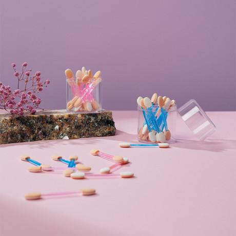 Набор аппликаторов 4-х сторонних 10 шт тм  ЮНИLOOK, латекс, пластик, 6см