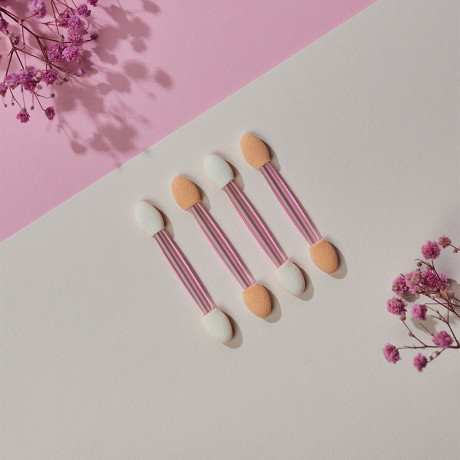 Набор аппликаторов 4-х сторонних 10 шт тм  ЮНИLOOK, латекс, пластик, 6см