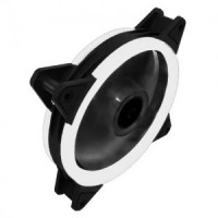 Вентилятор Gembird Molex подсветка 120x120x25, гидродин., 3pin/4pin провод 35см, белый