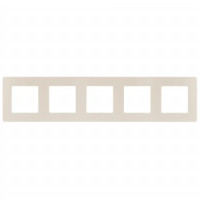 ЭРА 12 рамка СУ 5 мест. САТИН, сл. кость 12-5105-02 9172