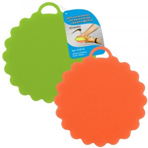 Щетка силиконовая "Волна", d=12,5см (кратность 6шт!!!), силикон VL58-10 Мультидом