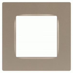 ЭРА 12 рамка СУ 1 мест. Классик, шампань 12-5201-04