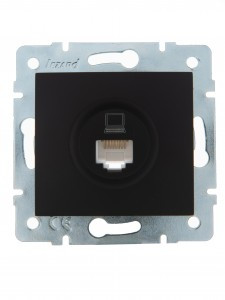 Lezard KARINA мех. роз. СУ 1 мест. комп. чёрн. бархат (корп. ABS) 707-4288-139