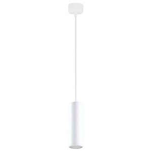 Feron св-к подвесной под лампу MR16 белый с антибликовой сеточкой 55x260 ML1842 ECHO 48397