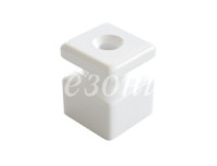 МЕЗОНИНЪ РЕТРО Изолятор квадрат фарфор (керамика) D18,5х24мм белый (уп.30шт, цена за шт) GE80025-01