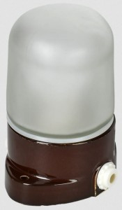 GENERICA св-к баня/сауна НПБ 450-2 IP54 60W 130° 110x138x110 керам.осн, термостекло, корич TERMA