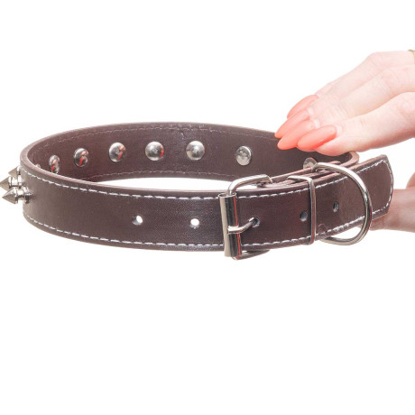 Ошейник 51*2,5 см полиуритан с шипами МИКС NA2622 (240