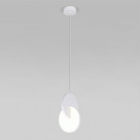 Eurosvet св-к подвесной  LED 503 лм 180х180х1290 металл белый Lang 50225/1 LED a057337