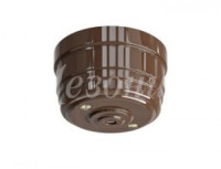 МЕЗОНИНЪ УСАДЬБА коробка потолочная для светильников пластик D70x40, какао GE30811-70