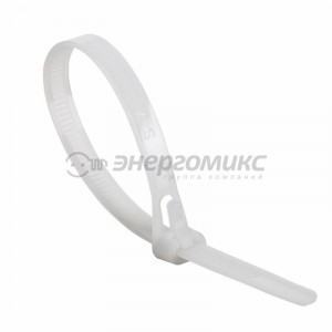 REXANT хомут многоразовый нейлоновый 300x7.5 мм 100 шт белый СКМ-300, (10!) 07-0309