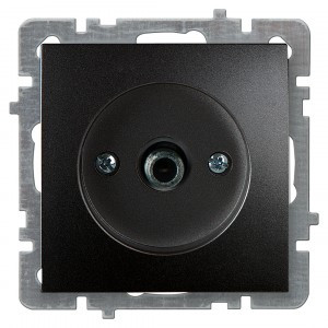 Nilson TOURAN-ALEGRA-THOR мех. универс. роз. TV/Спутник (F-коннектор),  черный глянец 24220465