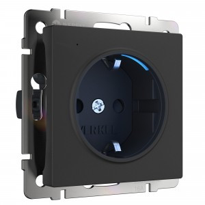 Werkel мех. роз. СУ 1 мест. 16А подсветка (черный) W1171408