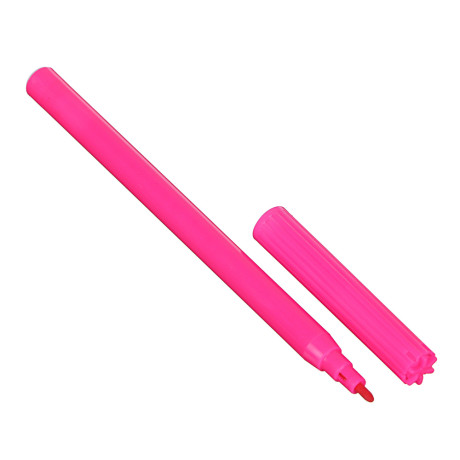 ClipStudio Фломастеры 12 цветов "Альфа", с цв.вент.колпачком, большие, смываемые, пластик, ПРЕМИУМ