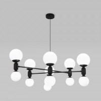 EUROSVET св-к подвес. 12x20W E27 G9 черный 30182 Умный дом Bubble черный
