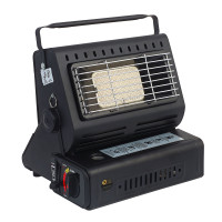 Обогреватель газ. + плитка тм ЕРМАК, 29х26х24см, 1.9кг, пьезоэлектрич.поджиг, цанг. захват