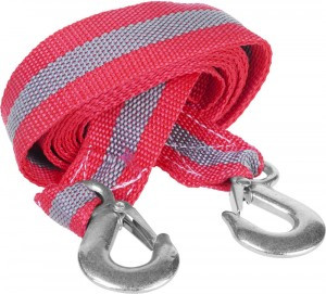 Трос буксир ЗУБР "МАСТЕР", 2 крюка, сумка, 4м, 5т zu61210-5