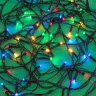 СНОУ БУМ Гирлянда эл. вьюн 9м, 100 LED, мультицвет, 8 реж, ПВХ черный, 220В