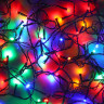 СНОУ БУМ Гирлянда эл. вьюн 9м, 100 LED, мультицвет, 8 реж, ПВХ черный, 220В