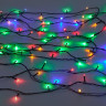 СНОУ БУМ Гирлянда эл. вьюн 9м, 100 LED, мультицвет, 8 реж, ПВХ черный, 220В