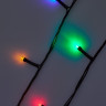 СНОУ БУМ Гирлянда эл. вьюн 9м, 100 LED, мультицвет, 8 реж, ПВХ черный, 220В