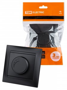 TDM Лама светорегулятор (диммер) СУ RL 300 Вт графит SQ1815-0609