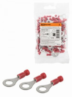 TDM Наконечник кольцевой изолированный НКИ с легким вводом проводника 1,5-6 (100 шт.)  SQ0502-0203