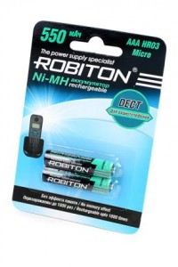 Ак-р Robiton R03 550mAh DECT для радиотелефонов BL2, 13903