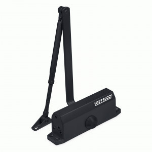 Доводчик дверной NOTEDO DC-120-I BLACK 100 - 140 кг черн.(10)