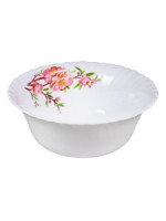 Салатник Ветка сакуры 20см, 1200мл стеклокерамика (кратность 6шт!!!) МФК MFK21052