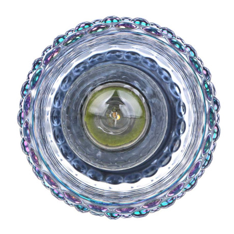 Светильник LED, 8.2х8.2х10.7 см, металл, стекло, 2xААА