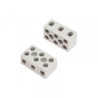 REXANT клемма керамическая винтовая КВ 3х4мм2 5А (100 шт./уп.) 07-6225