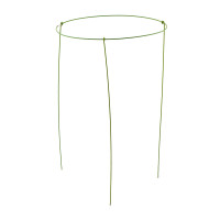 Опора для растений круглая, D 28 см, H 45 см, 3 шти в упаковке, металл в пластике Palisad