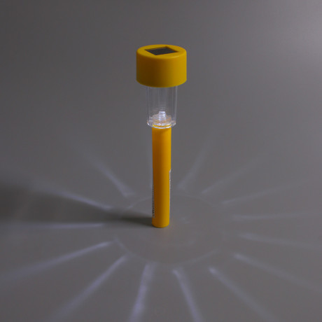 INBLOOM Фонарь садовый на солн. батарее, 4.5x4.5x31см, 1x1.2V 40mAh NI-MH, 1LED*белый, пластик