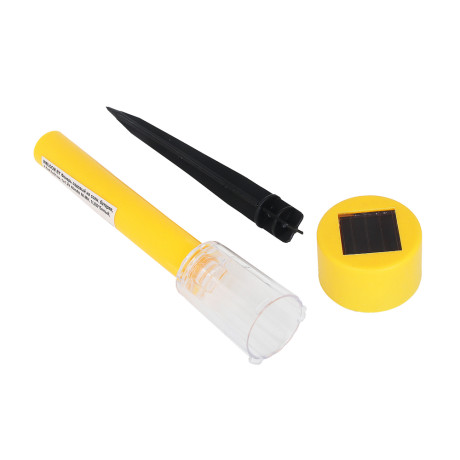 INBLOOM Фонарь садовый на солн. батарее, 4.5x4.5x31см, 1x1.2V 40mAh NI-MH, 1LED*белый, пластик