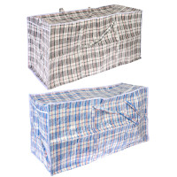 VETTA Сумка хозяйственная &quot;Клетка&quot;, 100x50x40см, 200 литров, до 15кг, полипропилен, 2 цвета