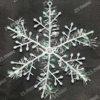 Подвеска Т170 Снежинка2шт 12см пластик (Цена за 10шт)