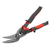 Ножницы по металлу &quot;Piranha&quot;, 270 мм, прямой и левый проходной рез, сталь СrMo, двухкомпонентные рукоятки Gross