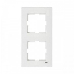 VIKO by Panasonic KARRE рамка 2 мест. (вертик.) бел. 90960221